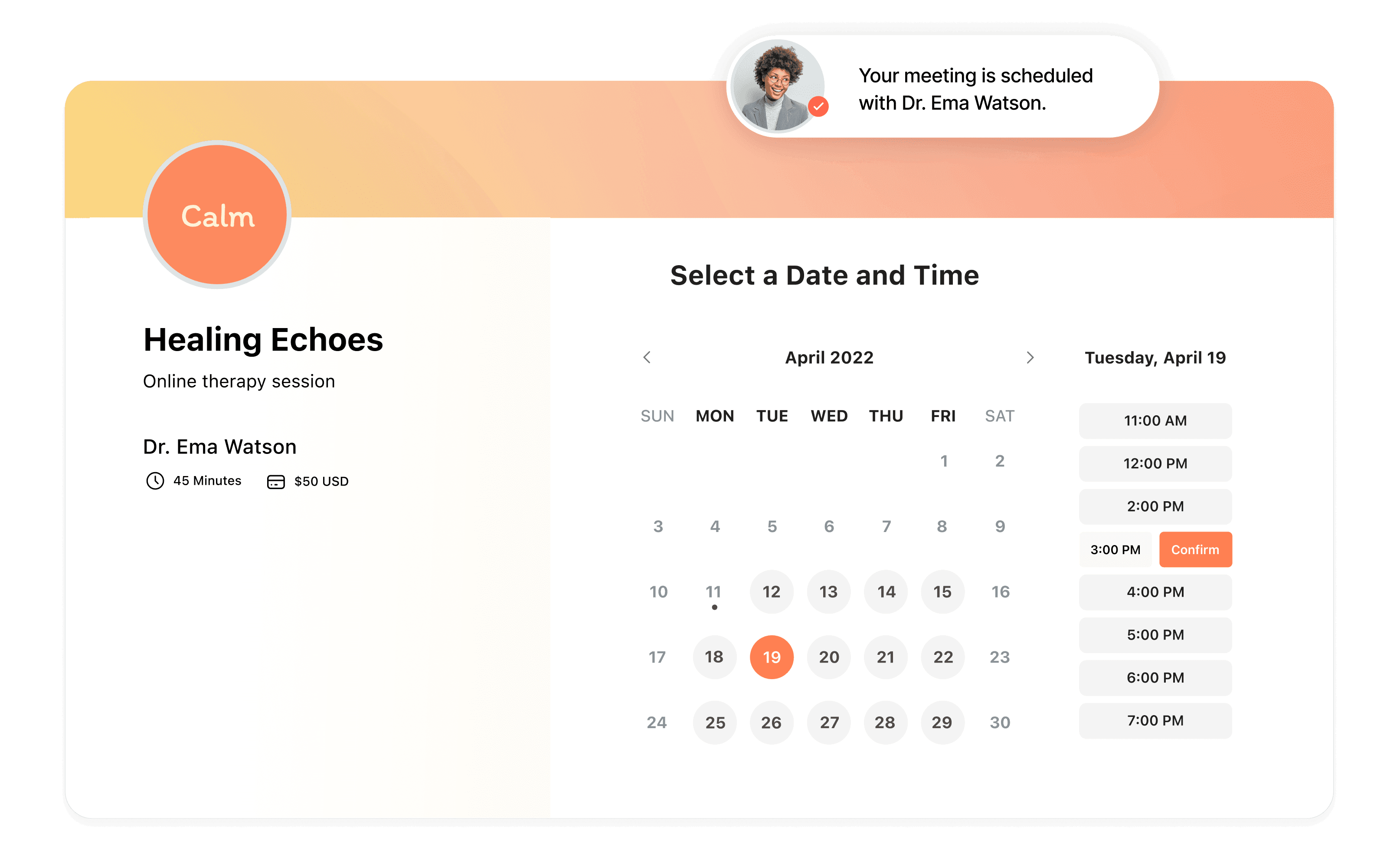 Scheduling made simple.